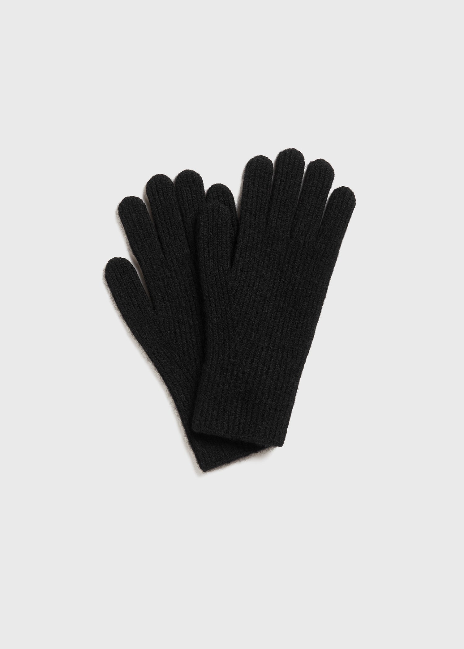 Cashmere gloves black